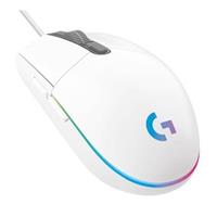 Logitech G203 LIGHTSYNC myš bílá