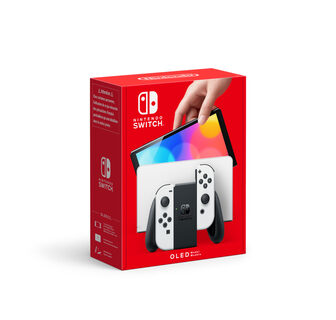 Levně Nintendo Switch - bílá (OLED model)