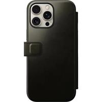 Nomad Leather Folio MagSafe pouzdro iPhone 16 Pro Max zelené