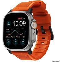 Nomad Rugged Strap řemínek pro Apple Watch oranžový/černý