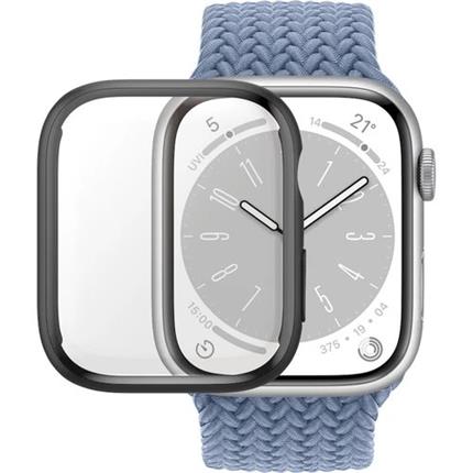 Levně PanzerGlass Apple Watch 9/8/7 (41mm) ochranný kryt s D3O - černý rámeček