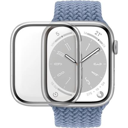 PanzerGlass Apple Watch 9/8/7 (41mm) ochranný kryt s D3O - čirý rámeček