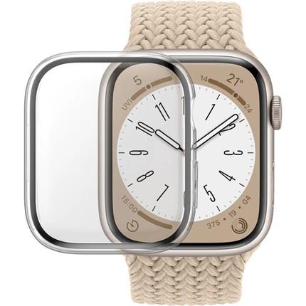 PanzerGlass Apple Watch 9/8/7 (45mm) ochranný kryt s D3O - čirý rámeček
