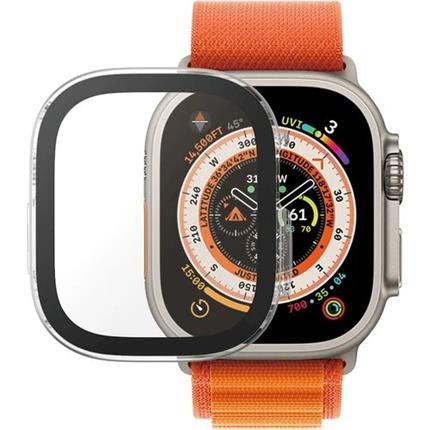 PanzerGlass Apple Watch Ultra/Ultra 2 ochranný kryt s D3O - čirý rámeček