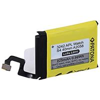 PATONA baterie pro chytré hodinky Apple Watch 4  225mAh A2058 40mm
