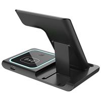 PATONA bezdrátová nabíječka 3v1, pro Iphone, Apple Watch a sluchátka Airpods, vstup 9V/2A, 5V/3A