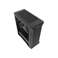 Počítačová skříň Genesis IRID 505F, černá, MIDI TOWER, 5x120mm ventilátory