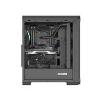 Počítačová skříň Genesis IRID 505F, černá, MIDI TOWER, 5x120mm ventilátory