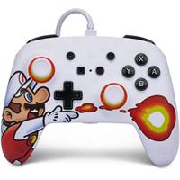 PowerA Enhanced drátový herní ovladač - Fireball Mario (Switch)