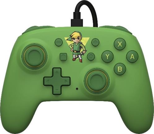 Levně PowerA Nano drátový herní ovladač - Toon Link (Switch)