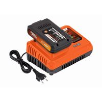 Powerplus Nabíječka 20V/40V + Baterie 20V LI-ION 2,0Ah