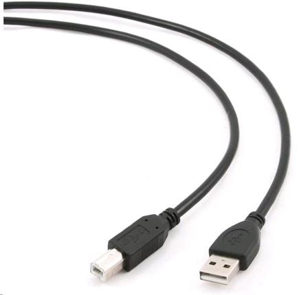 PremiumCord Kabel USB 2.0, A-B, 1m, černý