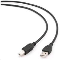 PremiumCord Kabel USB 2.0, A-B, 1m, černý