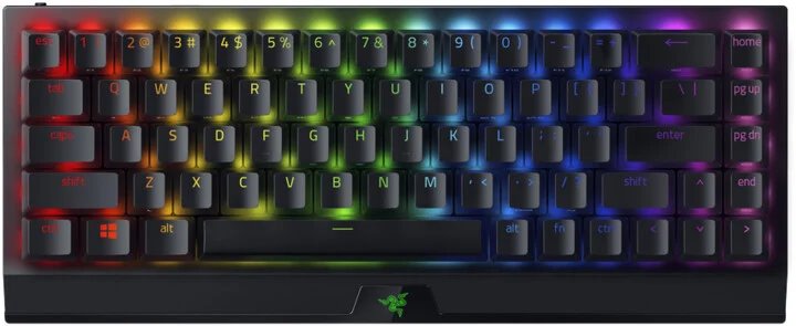 Levně Razer BlackWidow V3 Mini HyperSpeed Green Switch černá