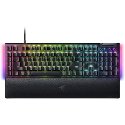 Levně Razer BlackWidow V4 Green Switch US herní klavesnice černá