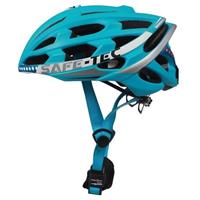 Safe-Tec TYR 2 chytrá helma na kolo S (53cm - 55cm) tyrkysová