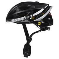 Safe-Tec TYR 3 chytrá helma na kolo XL (61cm - 63cm) černá-stříbrná