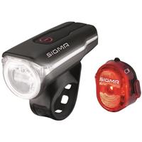 SIGMA světlo set - přední + zadní AURA 60 USB + NUGGET II.