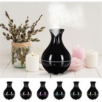 SIXTOL Aroma difuzer Bloom černý lesk 200ml