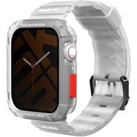 SKINARMA Shokku řemínek Apple Watch 45/44/42 mm + Kurono pouzdro Apple Watch 45/44 mm Frost