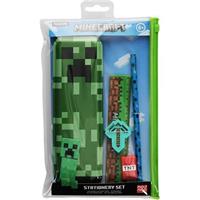 Školní set Minecraft - penál, pravítko, guma