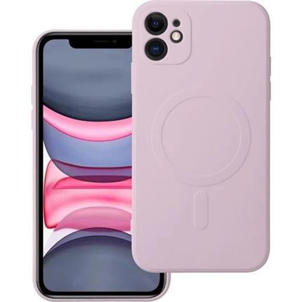 Smarty Mag silikonový kryt s MagSafe iPhone 11 růžový