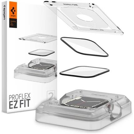 Levně Spigen ProFlex EZ Fit 2 Pack - Apple Watch 7 45mm