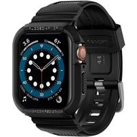 Spigen Rugged Armor Pro kryt s řemínkem Apple Watch 7/6/SE/5/4 44/45 mm černý