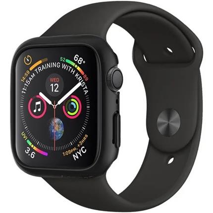 Levně Spigen Thin Fit kryt Apple Watch 4,5,6,SE 44mm černý