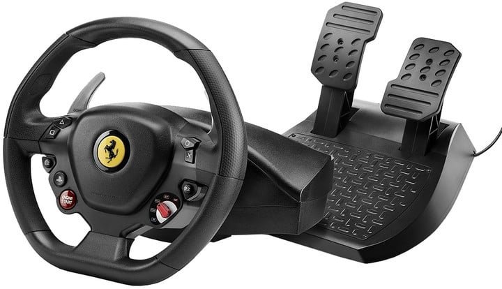 Levně Thrustmaster Sada volantu a pedálů T80 Ferrari 488 GTB Edition pro PS5, PS4 a PC (4160672)