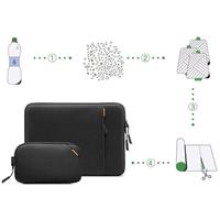 Tomtoc pouzdro Recycled Sleeve with Pouch pro Macbook Pro 16" 2021-Black
