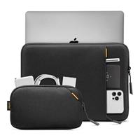 Tomtoc pouzdro Recycled Sleeve with Pouch pro Macbook Pro 16" 2021-Black
