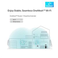 TP-Link TL-WPA8631PKIT AV1300 Gb průchozí AC1200 Powerline WiFi Extender - ROZBALENO