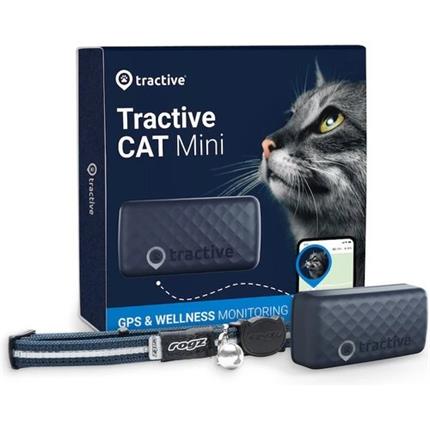 Levně Tractive GPS CAT Mini tracker polohy a aktivity pro kočky tmavě modrý