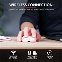 Trust PUCK WIRELESS MOUSE PINK