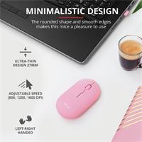 Trust PUCK WIRELESS MOUSE PINK