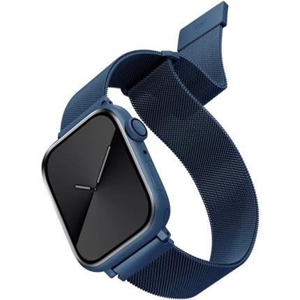 UNIQ Dante ocelový řemínek Apple Watch 49/45/44/42mm Cobalt modrý