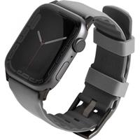 UNIQ Linus AiroSoft silikonový řemínek Apple Watch 45/44/42mm šedý