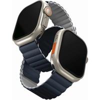 UNIQ Revix oboustranný řemínek pro Apple Watch 49/45/44/42mm Storm (modrý/šedý)