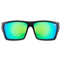 Uvex LGL 29, black mat/mir. green