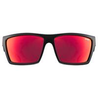 Uvex LGL 29, black mat/mir. red