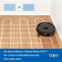 Vysavač TP-Link Tapo RV30 Max Plus robotický s mopem, výkon 5300 Pa, aut. vyprazdňování