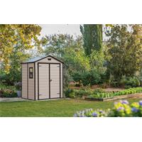 Zahradní domek Keter MANOR 6 x 5 DD béžový, s podlahou