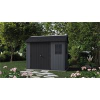 Zahradní domek Keter Newton Plus wide 9x7,5 šedý, s podlahou