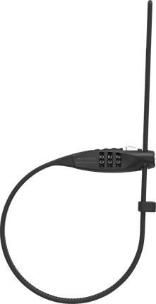 Zámek ABUS Combiflex TravelGuard - černý